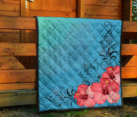 Hibiscus Flower Premium Quilt - Polynesian Pride