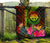 Federated States of Micronesia Polynesian Personalised Quilt - Hibiscus and Banana Leaves - Polynesian Pride