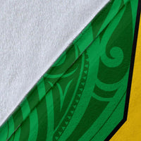 Polynesian Vanuatu Custom Personalised Premium Blanket - Vanuatu Flag and Coat Of Arms - Polynesian Pride