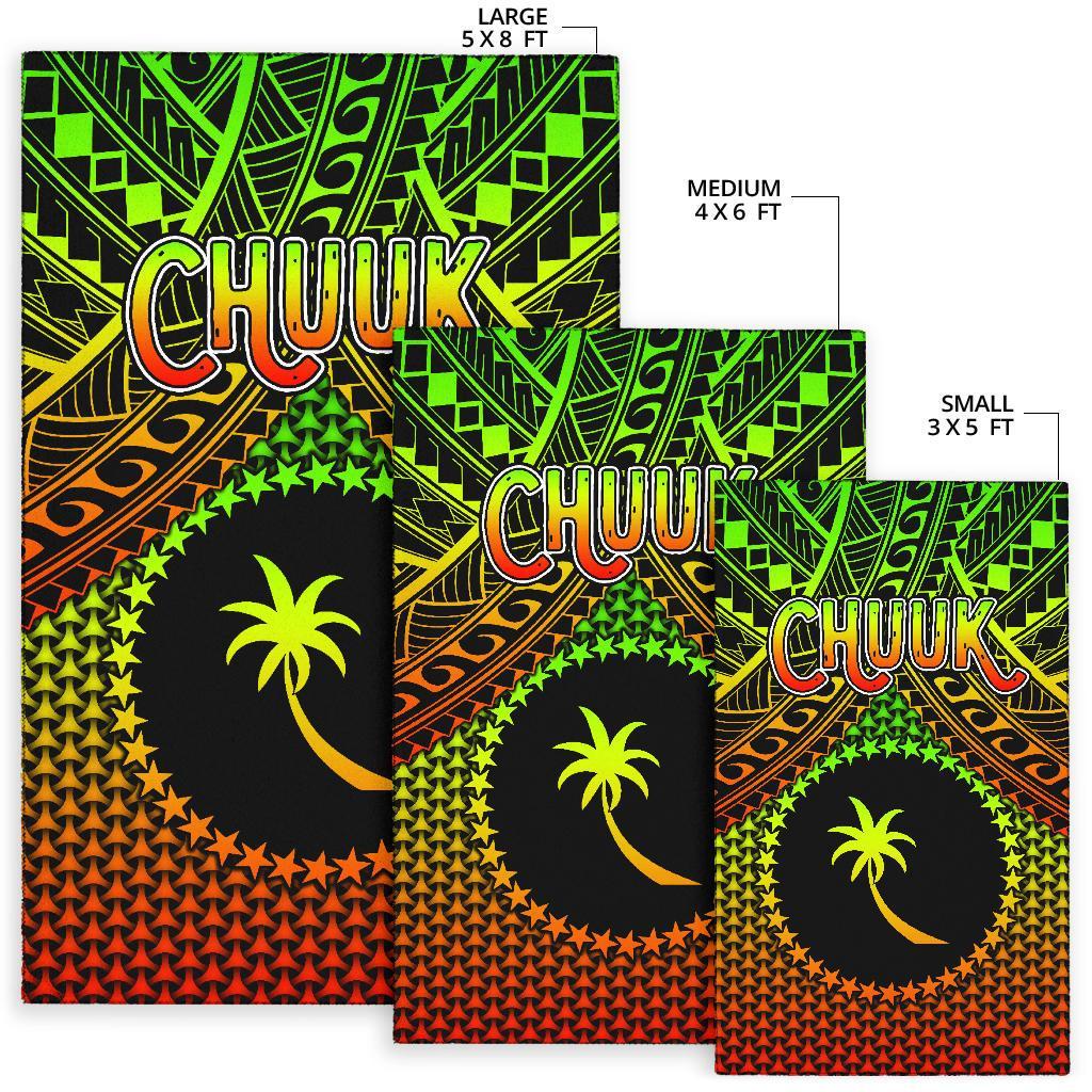 Polynesian Chuuk Area Rug - Reggae Vintage Polynesian Patterns - Polynesian Pride