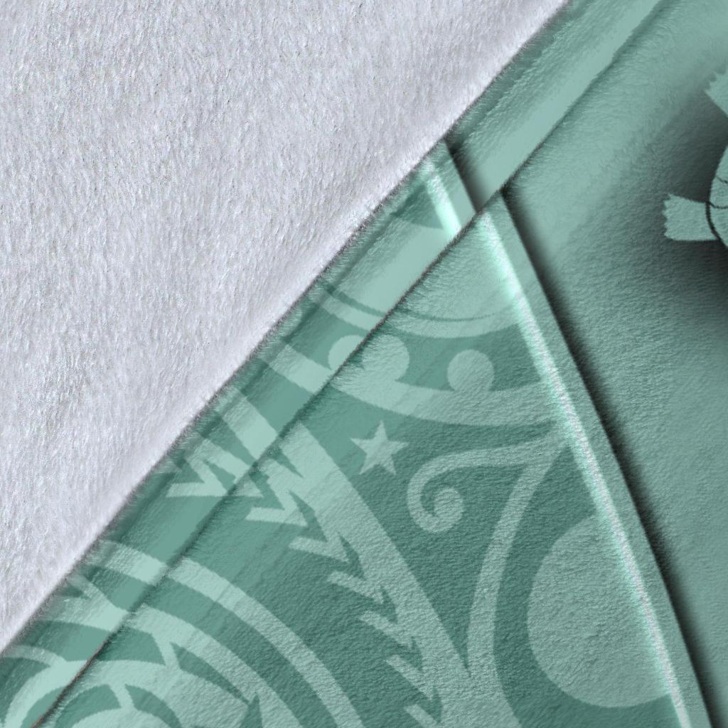 Hawaii Turtle Swimming Tribal Polynesian Premium Blanket - AH - Min Style - Polynesian Pride