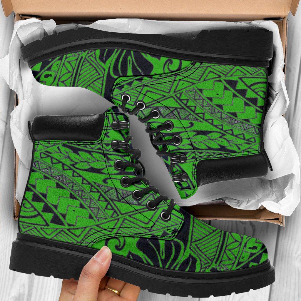 Polynesian 35 Season Boots - Polynesian Pattern - Polynesian Pride