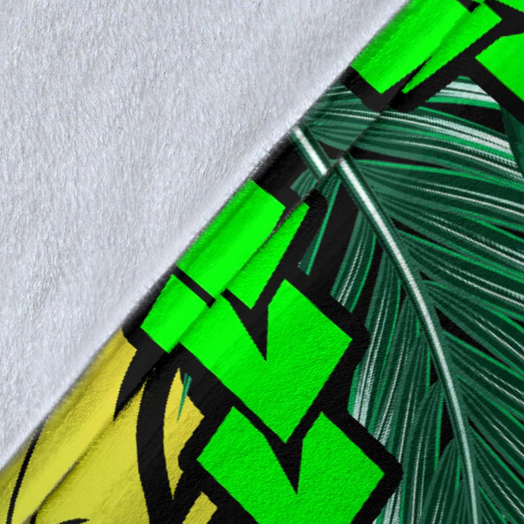 Hawaii Kanaka Kakau Tropical Polynesian Premium Blanket - Polynesian Pride