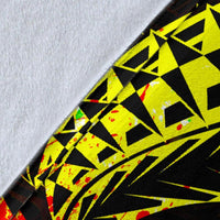 Samoa Premium Blanket - Reggae Shark Polynesian Tattoo - Polynesian Pride