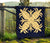 Hawaiian Premium Quilt Royal Pattern - Indigo - A2 Style - AH J2 - Polynesian Pride