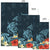 Hawaii Turtle Shark Manta Ray Hibiscus Plumeria Rug - Polynesian Pride
