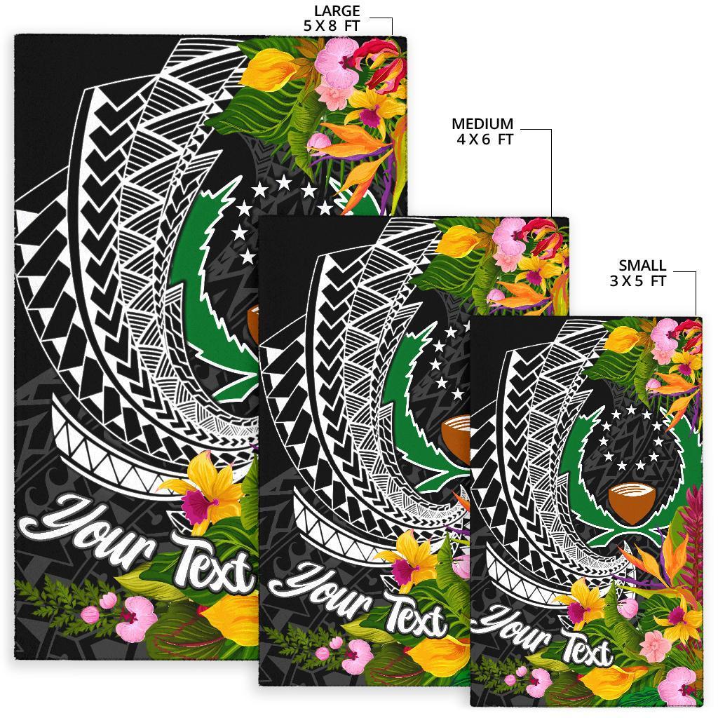 Pohnpei State Area Rug - Custom Personalised Seal Spiral Polynesian Patterns - Polynesian Pride