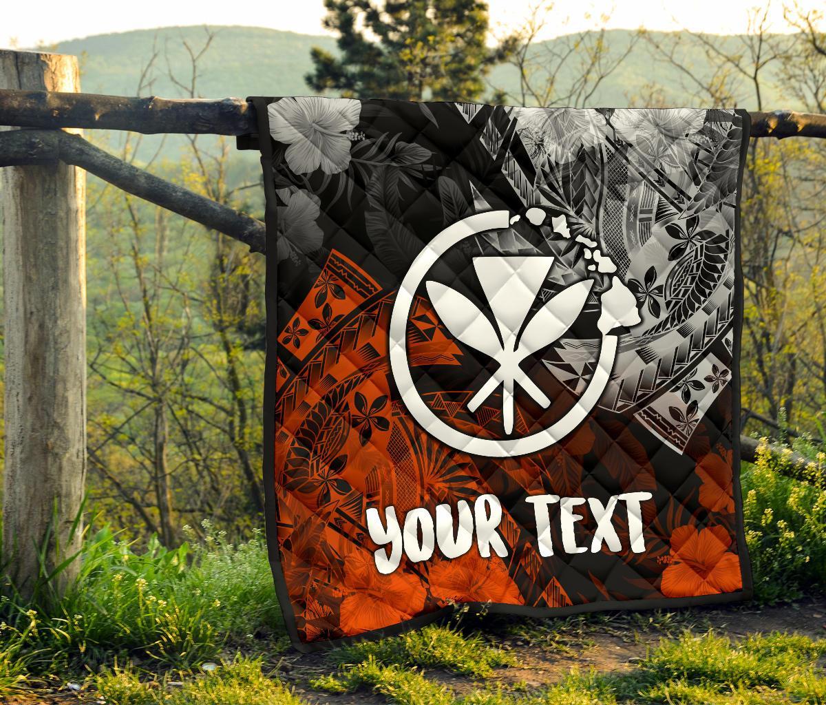 Polynesian Hawaii Kanaka Maoli Personalised Premium Quilt - Vintage Polynesian Style - Polynesian Pride