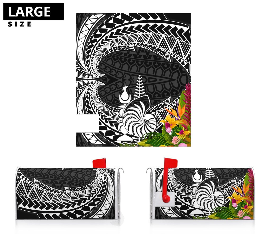 New Caledonia Mailbox Cover - Tropical Flowers Style - Polynesian Pride