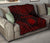 Northern Mariana Islands Premium Quilt - CNMI Seal Polynesian Chief Red Version - Polynesian Pride