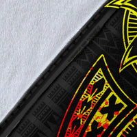 Seahorse Polynesian Blanket - Polynesian Tattoo Reggae - Polynesian Pride