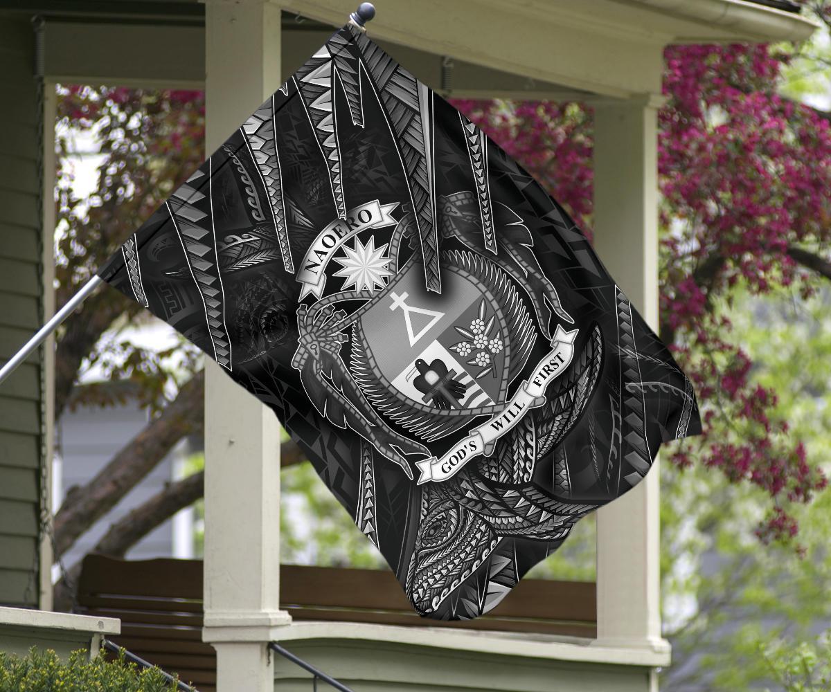 Nauru Flag - Seal With Whale Style - Polynesian Pride