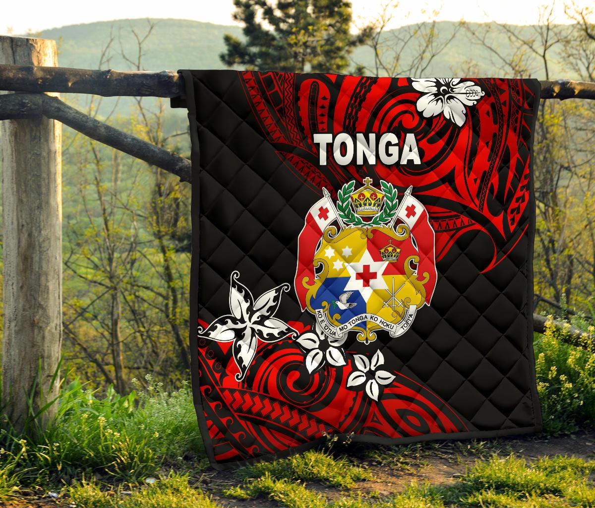 Mate Ma'a Tonga Rugby Premium Quilt Polynesian Unique Vibes - Red - Polynesian Pride