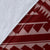 Papua New Guinea Premium Blanket - Flag With Polynesian Patterns (Red) - Polynesian Pride