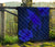 Hawaii Whale Swim Poly Blue Premium Quilt - Polynesian Pride