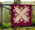 Hawaiian Premium Quilt Royal Pattern - Pink - A2 Style - Polynesian Pride