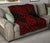 Tahiti Premium Quilt - Tahiti Flag Polynesian Chief Dark Red Version - Polynesian Pride
