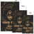 Guam Polynesian Custom Personalised Area Rug - Gold Tribal Wave - Polynesian Pride