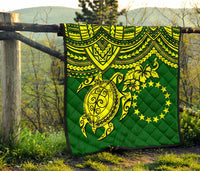 Cook Islands Polynesian Premium Quilt - Polynesian Turtle - Polynesian Pride