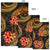 New Caledonia Polynesian Area Rug - Gold Plumeria - Polynesian Pride