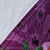 Polynesian Hawaii Premium Blanket - Purple Hibiscus Turtle Flowing - Polynesian Pride