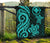 Hawaii Premium Quilt - Turquoise Tentacle Turtle - Polynesian Pride
