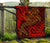 Guam Polynesian Premium Quilt - Red Shark Polynesian Tattoo - Polynesian Pride