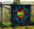 Polynesian Hawaii Premium Quilt - Colorful Turtle Shark - Polynesian Pride