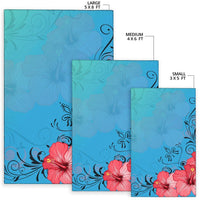 Hibiscus Art Area Rug AH - Polynesian Pride