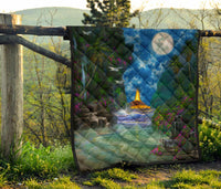 Beach Moon Premium Quilt - Polynesian Pride