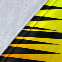 Guam Polynesian Premium Blanket - Guam Reggae Seal with Polynesian Tattoo - Polynesian Pride