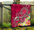 Hawaii Premium Quilt - Turtle Plumeria Polynesian Tattoo Pink Color - Polynesian Pride