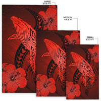 Hawaii Polynesia Whale Hibiscus - Red - Polynesian Pride