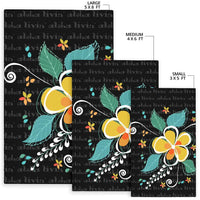 Aloha Hibiscus Art Area Rug AH - Polynesian Pride
