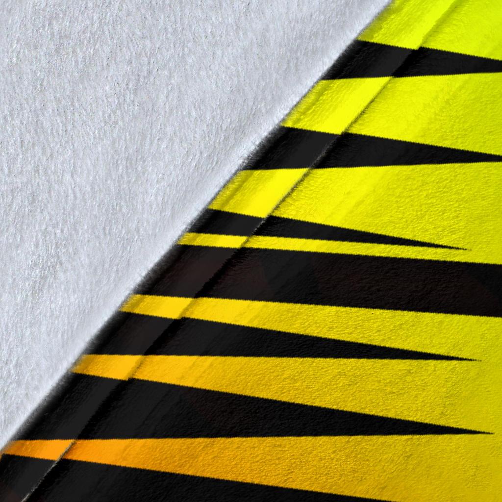 Samoa Polynesian Premium Blanket - Samoa Reggae Seal with Polynesian Tattoo - Polynesian Pride