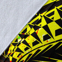 Tahiti Premium Blanket - Reggae Shark Polynesian Tattoo - Polynesian Pride