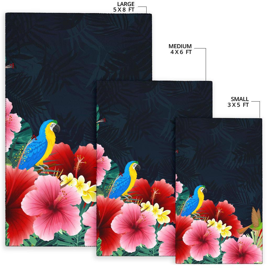 Forest Hibiscus Area Rug AH - Polynesian Pride