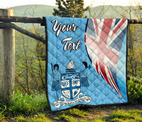 Fiji Custom Personalised Premium Quilt - Fiji Flag - Polynesian Pride