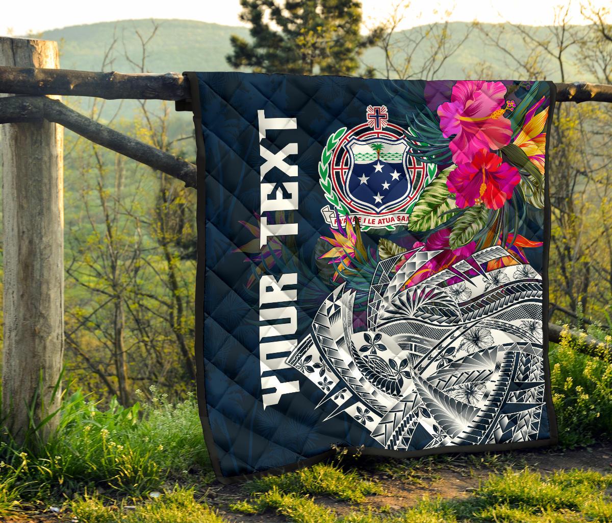Samoa Custom Personalised Premium Quilt - Summer Vibes - Polynesian Pride