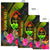 Guam Polynesian Personalised Area Rug - Hibiscus and Banana Leaves - Polynesian Pride