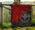Hawaii Polynesian Premium Quilt - Kanaka Maoli & Red Turtle Hibiscus - Polynesian Pride