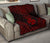 Wallis And Futuna Premium Quilt - Wallis And Futuna Coat Of Arms Polynesian Chief Red Version - Polynesian Pride