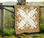 Hawaiian Premium Quilt Royal Pattern - Gold - A2 Style - Polynesian Pride