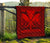 Hawaii Polynesian Kanaka Maoli Premium Quilt Red - Polynesian Pride
