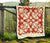 Hawaiian Tropical Pattern Premium Quilt - Red - Argu Style - AH - Polynesian Pride