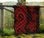 Fiji Polynesian Premium Quilt - Red Tentacle Turtle - Polynesian Pride