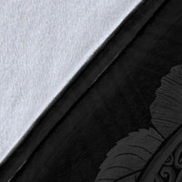 Anchor Gold Gray Tribal Premium Blanket - Polynesian Pride