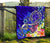 Hawaii Premium Quilt - Turtle Plumeria Polynesian Tattoo Blue Color - Polynesian Pride
