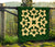 Hawaiian Premium Quilt Royal Pattern - Green - A1 Style - Polynesian Pride