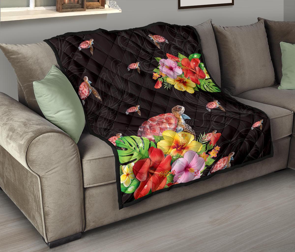 Ocean Turtle Premium Quilt - Polynesian Pride